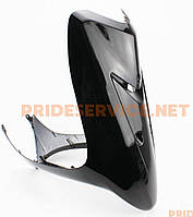 Пластик на скутер Yamaha JOG SA16 передній дзьоб (чорний) "KOMATCU"