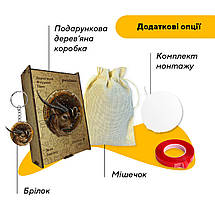 Пазл дерев'яний Знак Зодіаку Козеріг, А5, Картонна коробка, фото 6