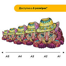 Пазл дерев'яний Казкове Цуценя, А3, Картонна коробка, фото 3