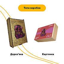 Пазл дерев'яний Казкове Кошеня, А5, Картонна коробка, фото 5