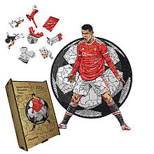 Пазл дерев'яний Роналдо, А5, Картонна коробка