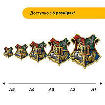 Пазл дерев'яний Хогвартс, А5, Картонна коробка, фото 3