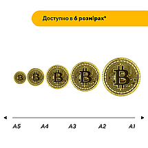 Пазл дерев'яний Біткоїн Bitcoin, А5, Дерев'яна коробка, фото 3