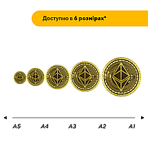 Пазл дерев'яний Етеріум Ethereum, А5, Дерев'яна коробка, фото 3