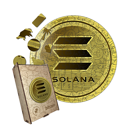 Пазл дерев'яний Солана Solana, А1, Дерев'яна коробка, фото 1