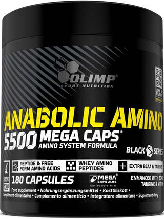 Амінокислоти OLIMP Anabolic Amino 5500 180капс, фото 1