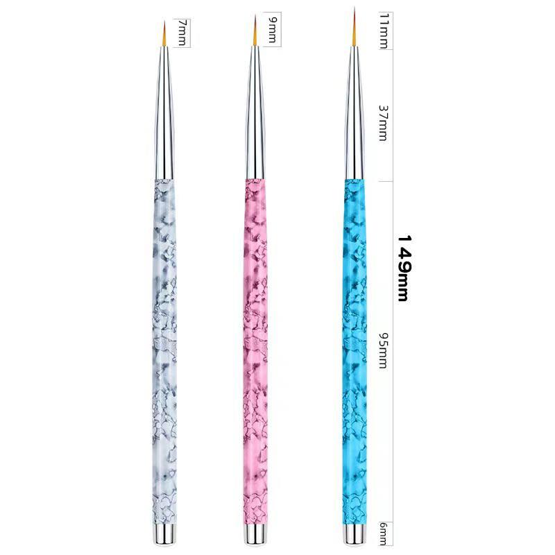 Набір пензлів для малювання, 3 шт в упаковці., фото 1