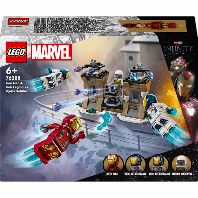LEGO Marvel Залізна Людина і Залізний легіон проти солдата Гідри 76288