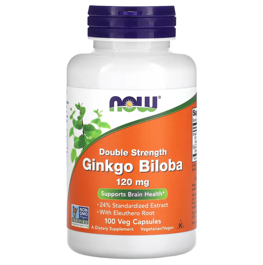 Ginkgo Biloba 120 мг Now Foods 100 капсул, фото 1