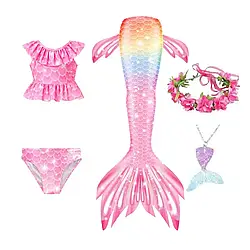 Костюм Русалоньки Аріель з аксесуарами, рожевий