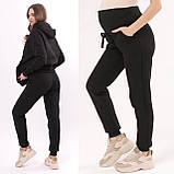 Спортивний костюм для вагітних Чорний Теплий спортивний костюм для вагітних Костюм для вагітних Костюм для вагітних, фото 3
