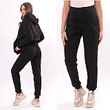 Спортивний костюм для вагітних Чорний Теплий спортивний костюм для вагітних Костюм для вагітних Костюм для вагітних, фото 4