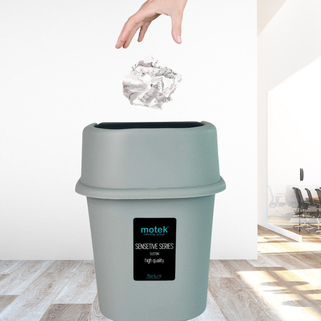 Контейнер для сміття пластик 22л з поворотною кришкою, відро для сміття на 22л пластикове, фото 1