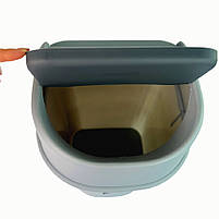 Контейнер для сміття пластик 22л з поворотною кришкою, відро для сміття на 22л пластикове, фото 2