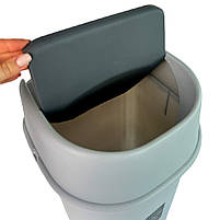 Контейнер для сміття пластик 22л з поворотною кришкою, відро для сміття на 22л пластикове, фото 6