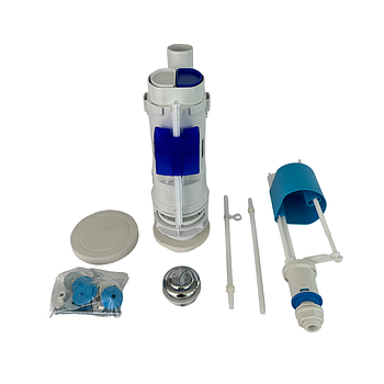 Зливний механізм двокнопковий із нижнім підключенням TPRIT-D3