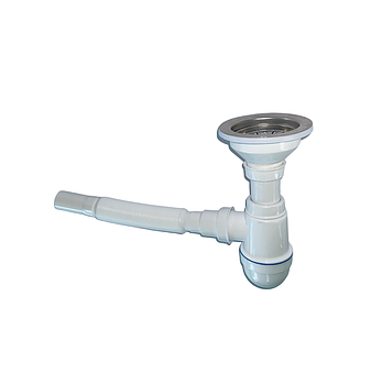 Сифон для умивальника 115мм діаметром з гнучкою трубою 32мм TPTS-3100