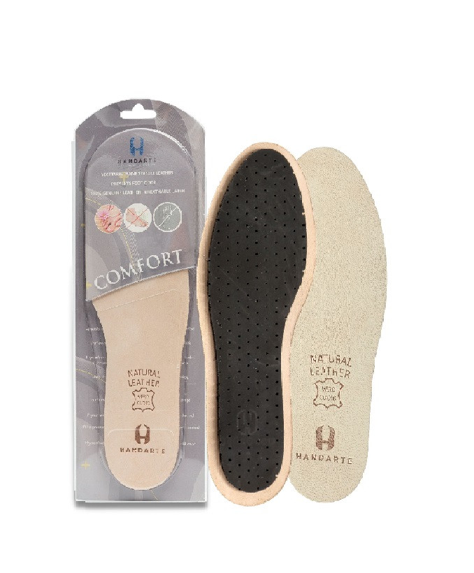 Устілки шкіряні латексні антибактеріальні Comfort розмір 43-44, фото 1