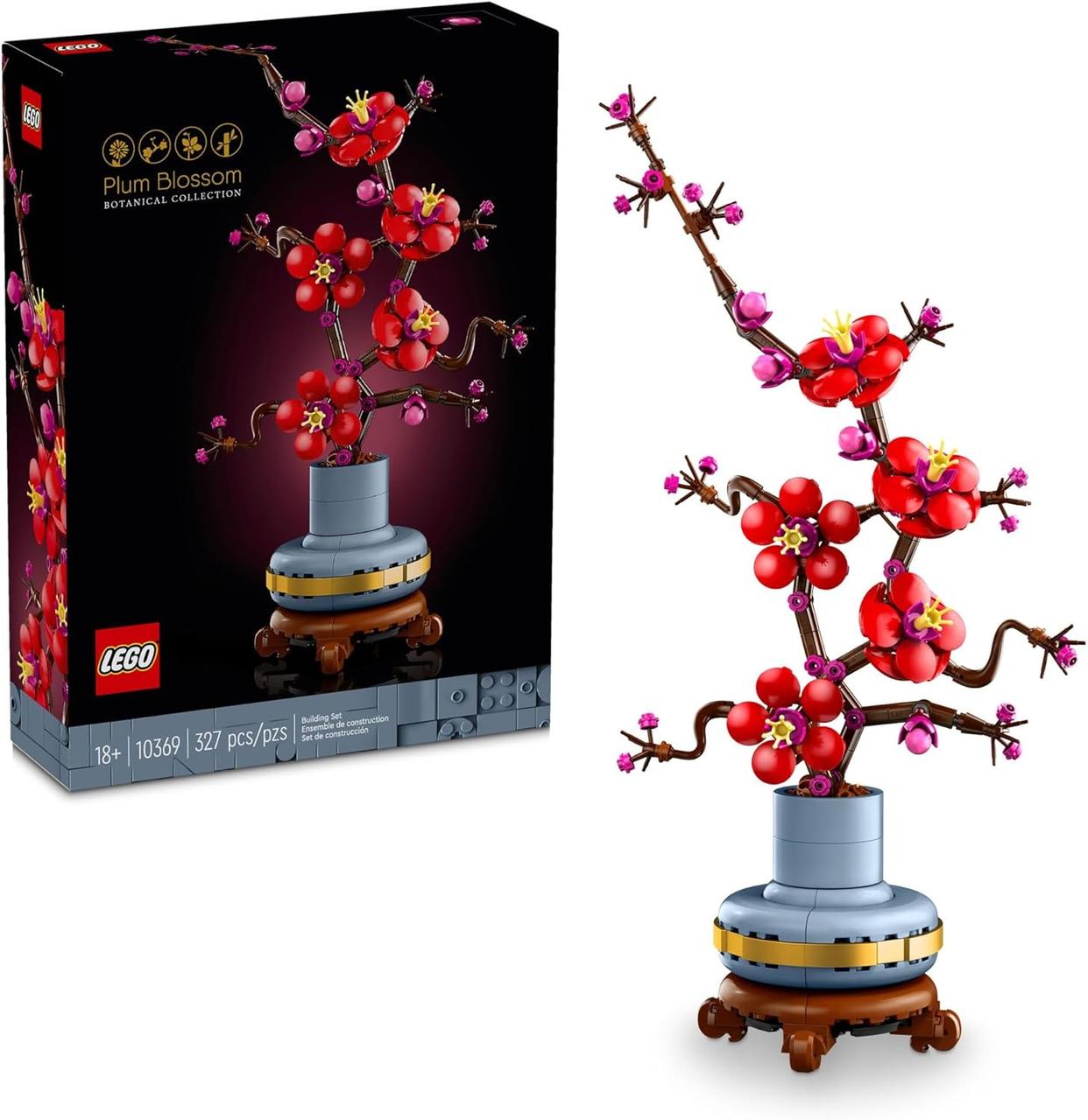 Лего Іконс Цвітіння сливи Букет Квітковий декор LEGO Icons 10369