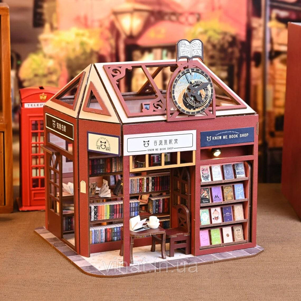 УЦІНКА! ПРИМ'ЯТА КОРОБКА! Румбокс Книгарня конструктор Book Shop K-1073