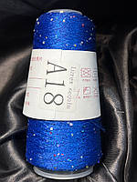 Мікропаєтка+люрекс А 18 синій