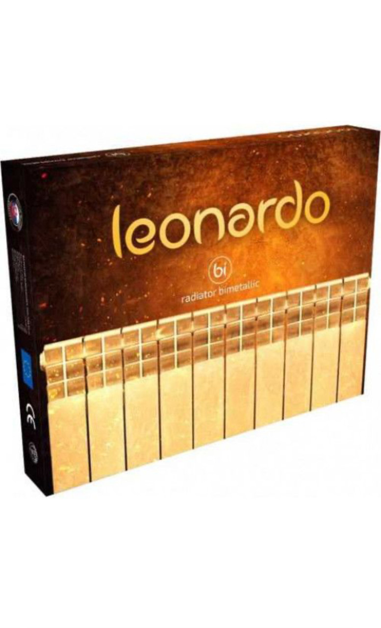 Біметалевий радіатор опалення (батарея) 500x96 Leonardo