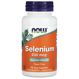 Selenium 200 мкг Now Foods 90 капсул