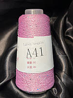 Мікропаєтка+люрекс А41 рожевий