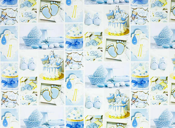 Крейдований папір - для хлопчика 10 аркушів - 100 х 70см, Unison, PVM10-105 KNZ, фото 1