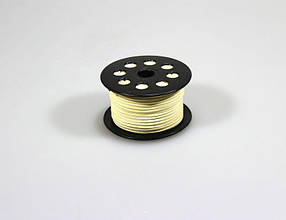 Шнур 3мм х 50м шкіряний декоративний кремовий, R.YPS Cream KNZ