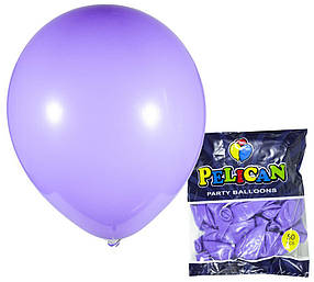 Кульки повітряні Pelican 12' (30 см) пастель фіолетовий 50шт/уп 1250-835 KNZ
