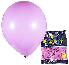 Кульки повітряні Pelican 10' (26 см) пастель малиновий 50шт/уп 1050-816 KNZ