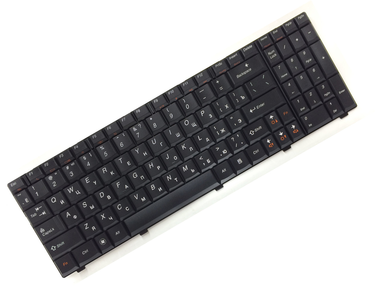 Оригинальная клавиатура для ноутбука Lenovo IdeaPad U550 series, black, ru - фото 1 - id-p295758738