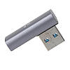 Перехідник Г-подібний OTG USB 3.0 Male — USB 3.0 Female 10 Гбіт/с, метал, фото 10