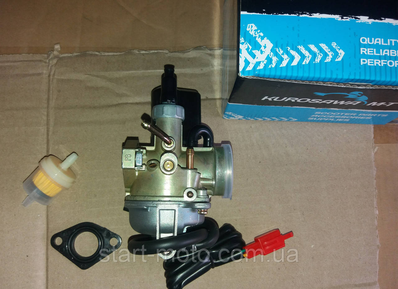 Карбюратор в зборі Honda Lead 90cm3 (фірма Kurosawa) Тайвань., фото 1