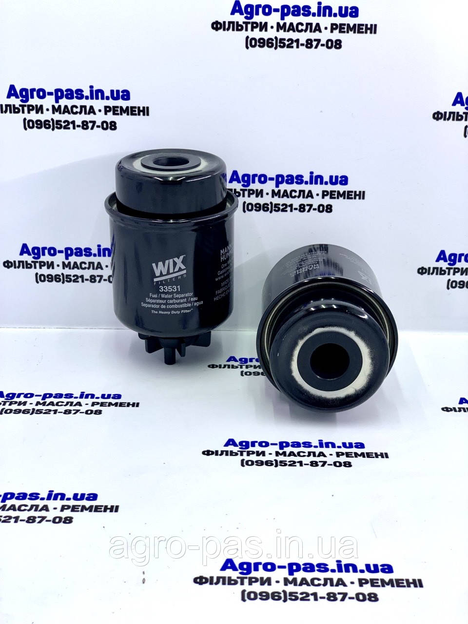 Паливний фільтр BF7673-D, P551423, RE537159, RE62418, RE50455, RE64449, FS19516, H196WK, WK8100, 33531, фото 1