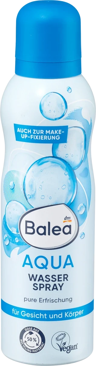 Освіжаючий спрей для обличчя Balea Wasserspray Aqua, 150 мл.