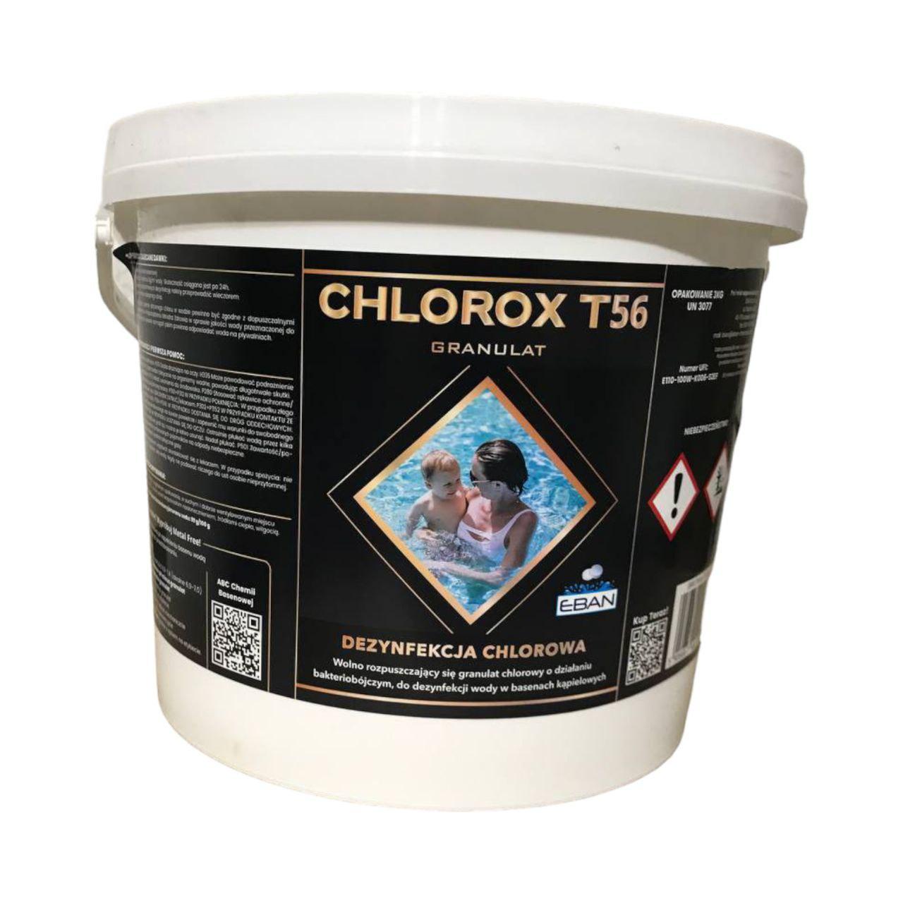 Гранули хлору CHLOROX T56 для басейну 3кг