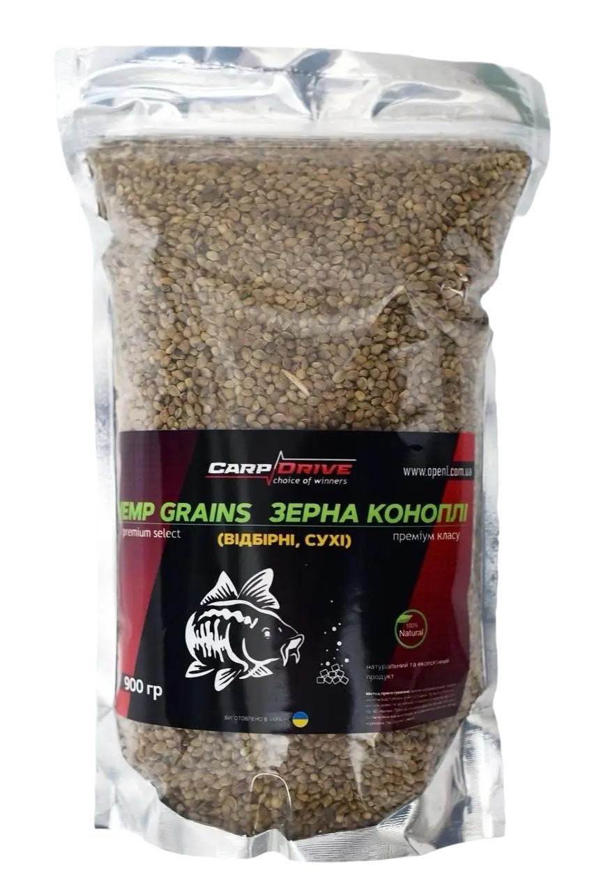 Зерна конопель для риболовлі, зерна конопель Carp Dream 900 гр.