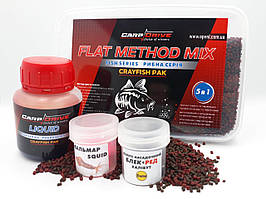 Методний пеллетс, флет метод мікс Рак (Crayfish) Carp Dream 3 в 1
