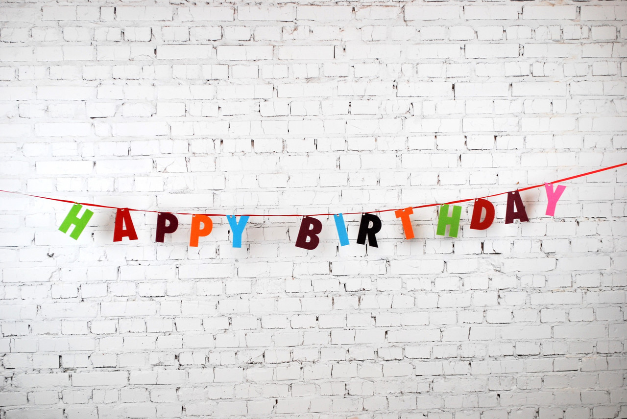 Гірлянда з фетру «Happy birthday »