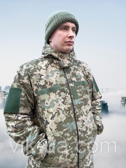 Куртка зимова Softshell ЗСУ піксель