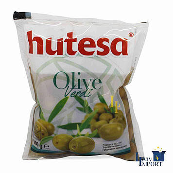 Оливки зелені без кісточки HUTESA 180g