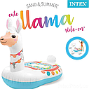 Надувний плотик Intex 57564 "Лама" 135-94-112см до 40кг з ручками, фото 2
