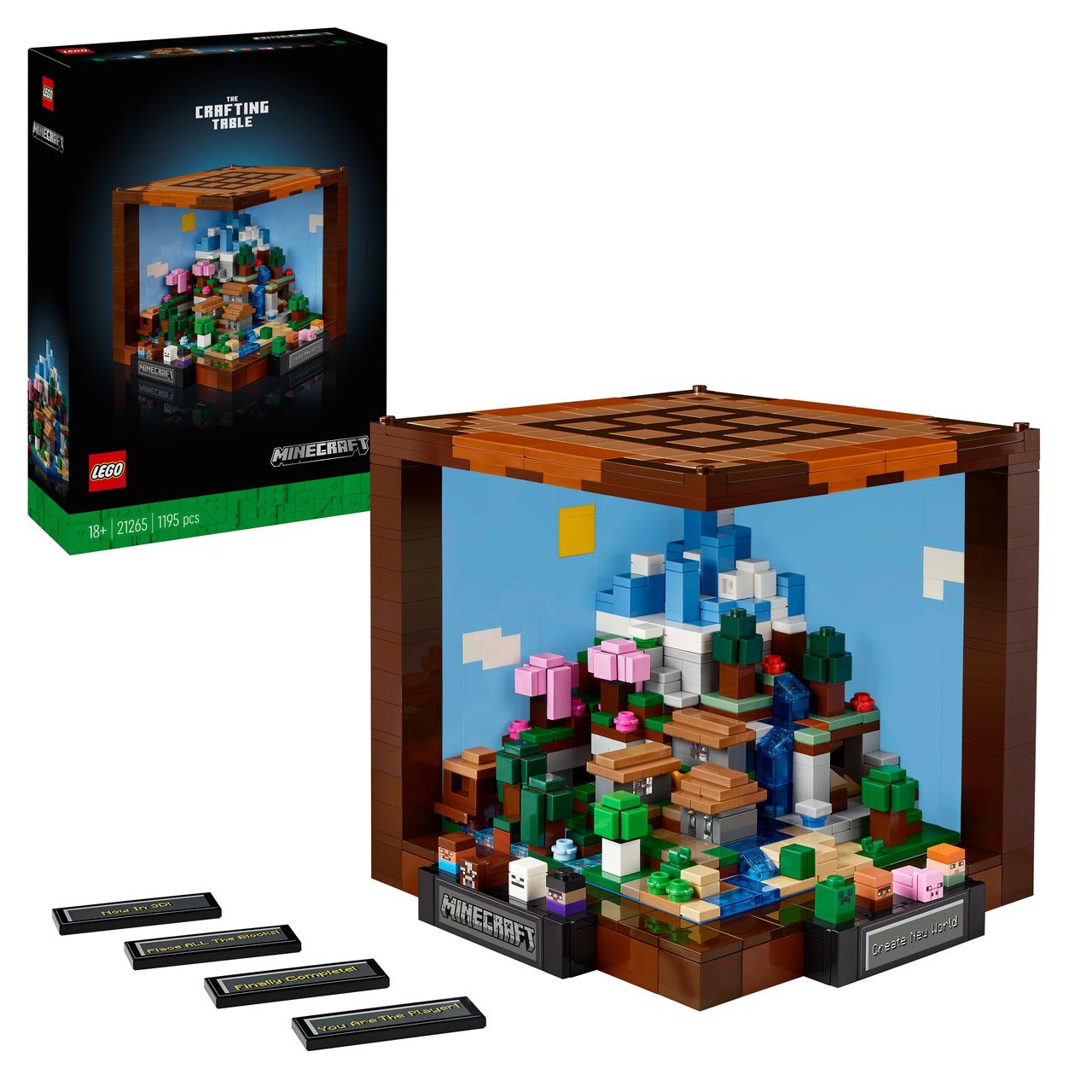 Конструктор Лего Майнкрафт Верстак Колекційний набір Lego Minecraft 21265