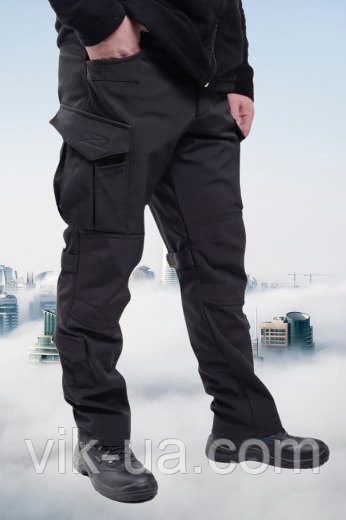 Штани тактичні softshell чорні БТ-22