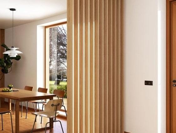 Пиляний шпон дуба для перегородок, екранів, ширм