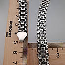 Срібна цепочка Фараон / Трактор. Ланцюг на шею срібло товстий широкий 10 мм 50 см, фото 5