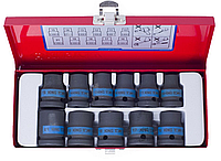 Набор торцевых головок 1/2" 10-21 мм King Tony ударных 11 шт. (4412MP)