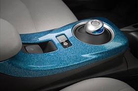 Nissan Leaf 2013-2017 Блакитна накладка на центральну консоль Нова Оригінал